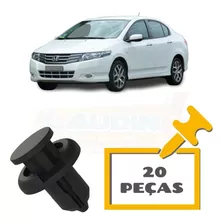 Grampo Presilha Parachoque Honda City 2009 A 2011 20 Peças 