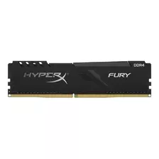 Memória Ram Fury Color Preto 16gb 1 Hyperx Hx432c16fb3/16