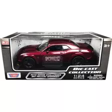 Motormax 1:24 2018 Dodge Challenger Srt Hellcat Guindo Caja
