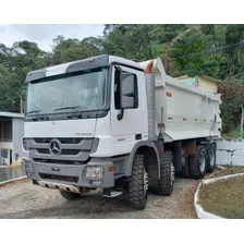  Mercedes-benz Actros 4844 8x4 Ano 2014 Caçamba 20m