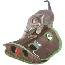 Brinquedo Pet Tenda Toca De Caça Para Gatos Interativa