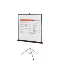 Quartet Portable TriPod Projection Screen, 60 X 60 , Ma Zzk