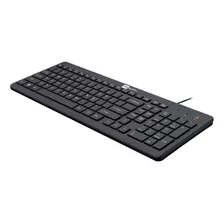 Hp 150 Teclado Con Cable Wired Keyboard Negro Nuevo