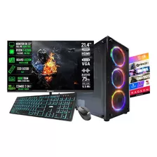 Pc Gamer Rgb Amd Ryzen7 5700g + 16gb + Ssd 500 + Monitor @pd