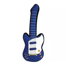 Guitarra De Pelúcia Azul Escuro