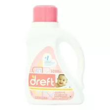 Dreft Liquid Laundry Detergent, 50 Oz, 32 Cargas (paquete D
