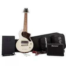 Guitarra Viaje Blackstar Carry-on Gtr Pack Dl Blanco Vintage Orientación De La Mano Diestro