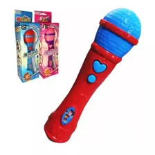 Brinquedo Microfone Infantil Musical C/ Som Da Voz Promoção