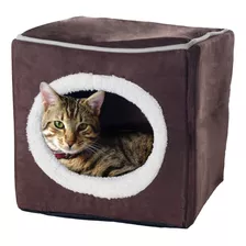 Cama Para Mascota En Forma De Cubo Cerrado Petmaker, 13 X 1.