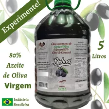 Azeite Econômico 5 Litros Nacional 80% Virgem De Oliva 