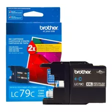 Cartucho Tinta Brother Mfc-j6510 J6710 Lc79y Original Ciano 