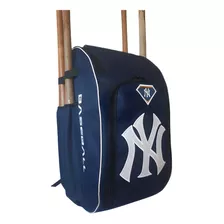 Mochila De Béisbol Para Adulto Ny Azul Marino Para 4 Bates