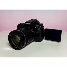 Câmera Profissional Canon 70d Lente 18-135mm Cartão 32gb