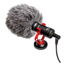 Microfone Compacto Cardioide Para Câmera Boya By-mm1