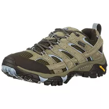 Merrell Mens Moab 2 Waterproof Hiking Shoe, Brindle, 84q1v