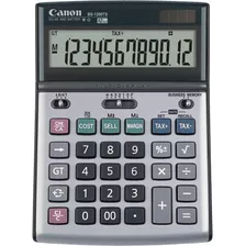 Calculadora De Escritorio Canon Bs-1200ts Silver