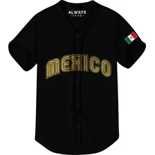 Camisola Jersey Mexico Mundial Clasico M2 Negro S M G Eg 2eg