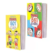 Kit 2 Livros Turma Da Mônica 501 Colorir E 551 Atividades!