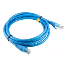 Cable De Red Utp Powest Patch Cord Azul Cat6 3pies