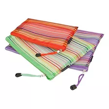 Juego De 3 Bolsas De Malla Travelon, Multicolor, Talla Única