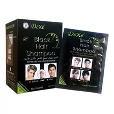  10 Unidades De Champ Dexe Para Cabello Negro, Tinte Instantn