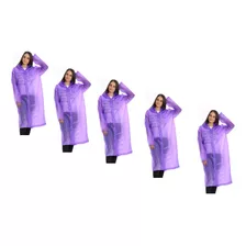 Pack X5 Poncho Para Lluvia Gorro Capa Agu Poncho Impermeable