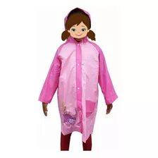 Poncho Niña Escolar Kinder Primaria Impermeable Lluvia Capa