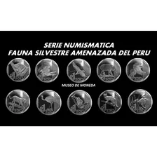 Colección Fauna Silvestre Amenazada Del Peru Monedas Unc