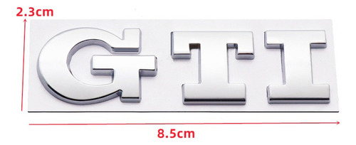 Para Volkswagen Polo Golf 3 4 5 7 Mk2 3d Metal Badge Sticker Foto 6