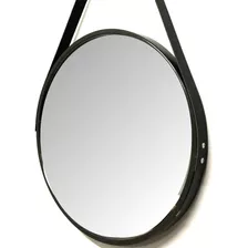 Espelho Decorativo Redondo 60cm Adnet Suspenso C/ Alça Promo