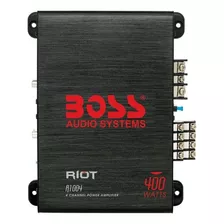 Amplificador Para Autos, Pickups & Suv Boss Riot R1004 Clase Ab Con 4 Canales