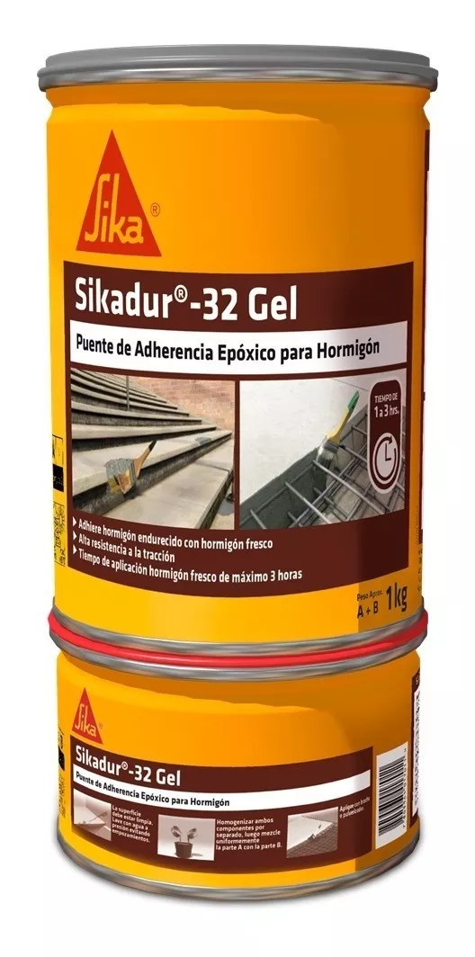 Adhesivo Para Concreto Fresco Y Endurecido Sikadur-32 1 Kg