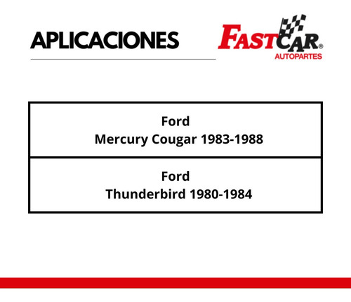 Amortiguadores Boge Ford Thunderbird 1980 1984 Jgo 4 Foto 4