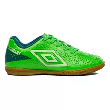 Chuteira Futsal Infantil Umbro Adamant Verde Envio 24hrs