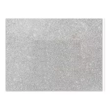 Pliego Goma Eva Glitter 40x60cm Plateado Murano