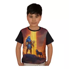 Camiseta Infantil Estampa Super Heroi Desenho Menino Kids