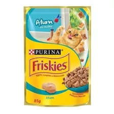 Alimento Friskies Pet Ao Molho Para Gato Adulto Sabor Atum Em Saco De 85g