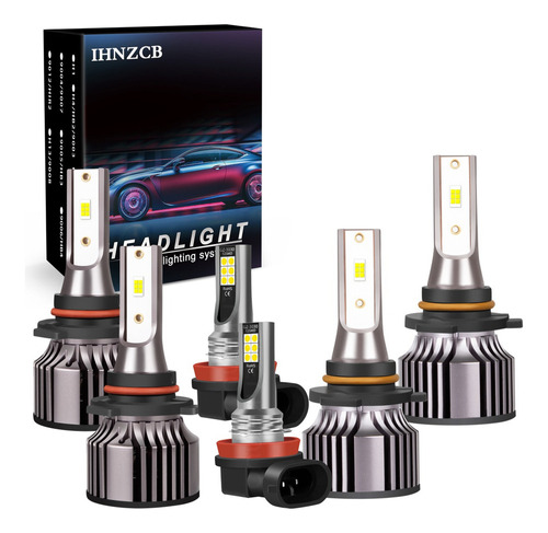 Kit Faros Delanteros Led Luz Alta Y Luz Baja Para Buick Ed