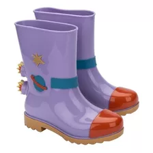 Bota Galocha Infantil Mini Melissa Rain Boot + Fábula