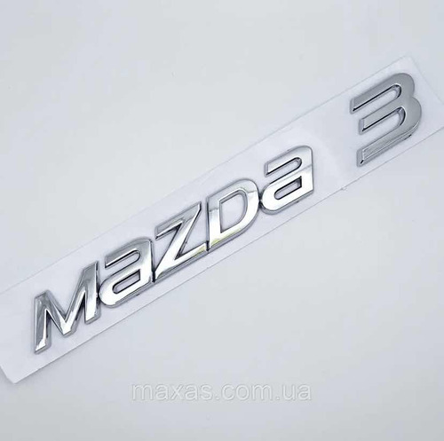 Emblema Mazda 3 Cromado Foto 2