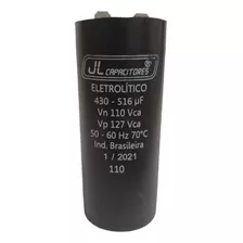 Capacitor De Partida Eletrolítico 430-516uf 110-127v 50-60hz