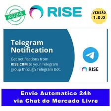 Módulo Rise Crm - Telegram Notification For Rise Crm