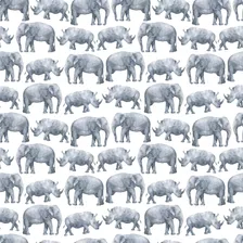 Vinilo Decorativo Elefante Rino Tapiz Wallpaper Textura