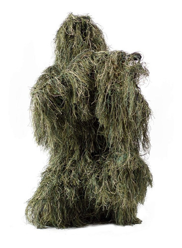 Roupa Camuflada Sniper Ghillie 3d Até 1,70 Alt, Caça Airsoft