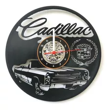 Relógio De Parede, Cadillac, Carro, Retrô, Disco De Vinil