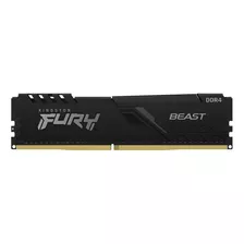 Memória Fury Beast Ddr4 Color Preto 8g Kingston Kf426c16bb/8