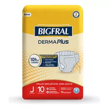 Fralda Geriátrica Bigfral Derma Plus Juvenil 