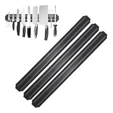 Kit 3 Barra Magnética Imã Suporte Facas Ferramentas 50 Cm