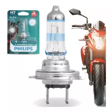 Philips Lampada Farol Moto H7 X-treme Vision 55w +130% Luz