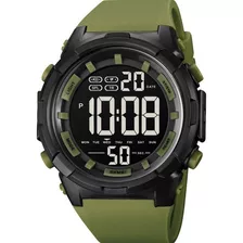 Relógios Eletrônicos Masculinos Skmei Digital Fashion Correia Army Green